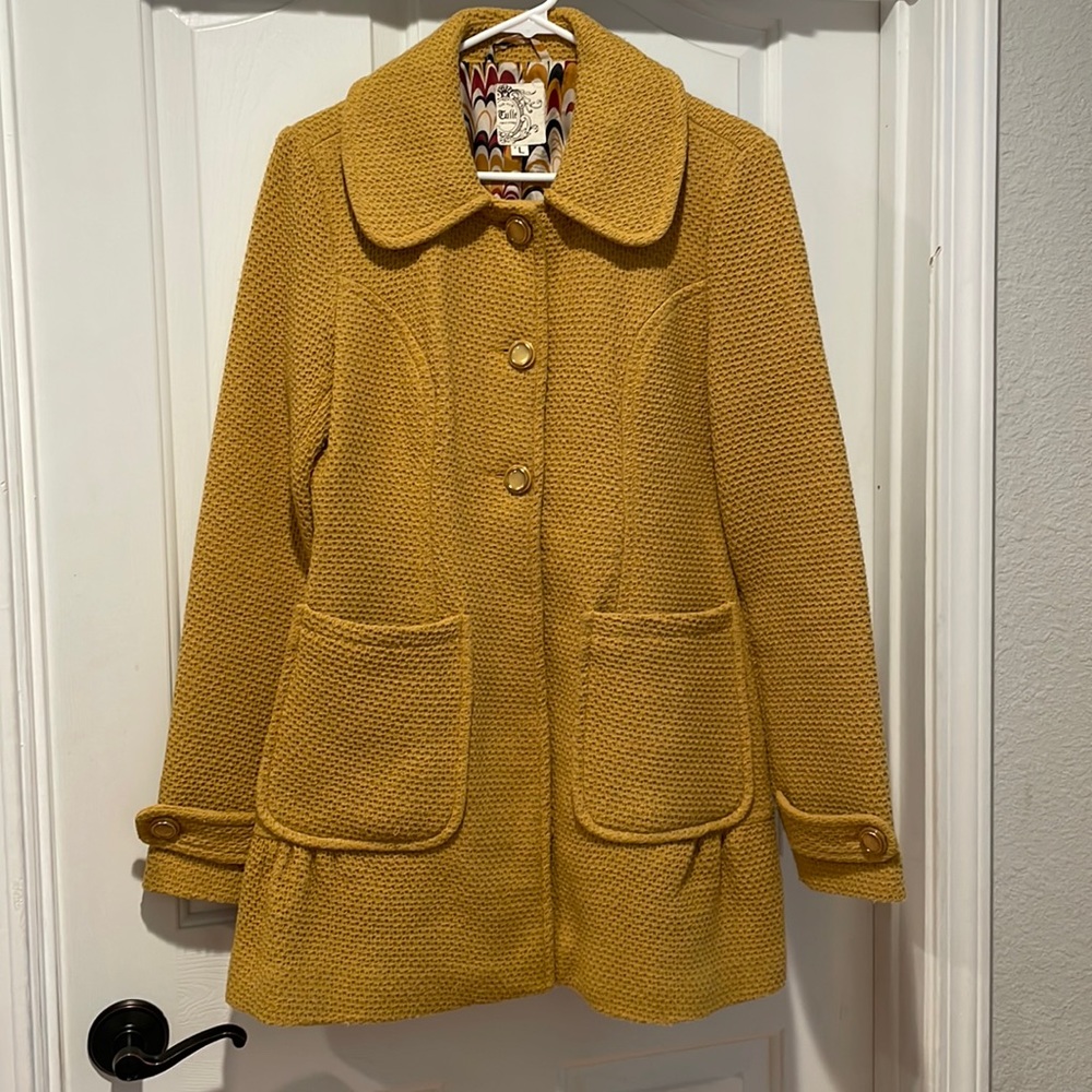 Tulle Anthropology Coat